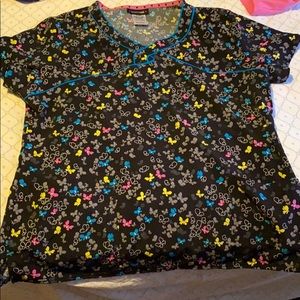Heart and soul scrub top XL